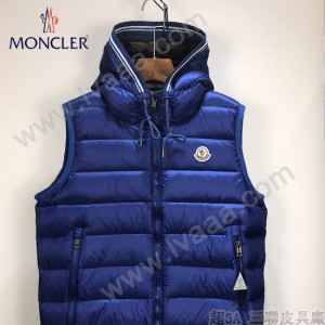 Moncler-029   蒙口最新爆款純色連帽男士羽絨馬甲