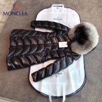 Moncler蒙口-40 秋冬 羽皇Albizia系列 頂級芬蘭狐貍毛領設計 女士長款連帽羽絨服保暖外套