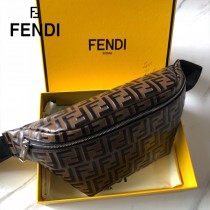 FENDI包包-09   芬迪經典雙F進口牛皮時髦腰包 胸包