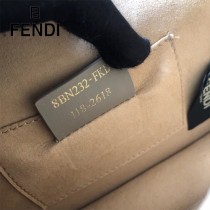 FENDI芬迪  原版皮  Fendi Kan I 最新蓋頭壓牛皮雙F系列鏈條包