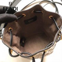 FENDI芬迪   原版皮小型款MON TRESOR水桶包