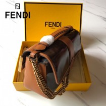 FENDI芬迪  原版皮  大號新款  雙F系列斜背包