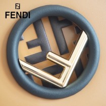 FENDI包包-022   芬迪經典棕色小牛皮搭配雙F壓印鏈條包