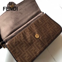 FENDI芬迪  原版皮  大號新款  雙F系列斜背包-03