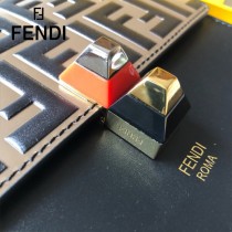 FENDI芬迪  原版皮  Fendi Kan I 最新蓋頭壓牛皮雙F系列鏈條包