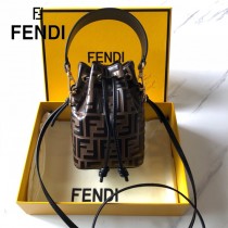 FENDI芬迪   原版皮小型款MON TRESOR水桶包