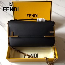 FENDI芬迪  原版皮  大號新款  雙F系列斜背包-03
