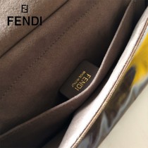 FENDI芬迪  原版皮  大號新款  雙F系列斜背包-03