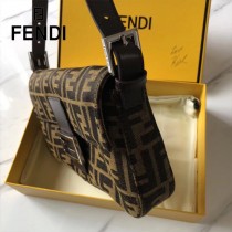 FENDI芬迪  原版皮 經典中古大F法棍包