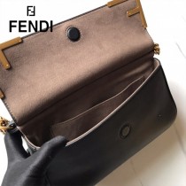 FENDI芬迪  原版皮  大號新款  雙F系列斜背包-03