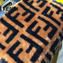 FENDI芬迪  原版皮 小號  新款雙F毛毛植絨系列Peekaboo手提斜背包