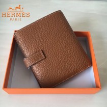 HERMES包包-07-02   愛馬仕H扣短夾錢包