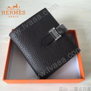 HERMES包包-07-01   愛馬仕H扣短夾錢包
