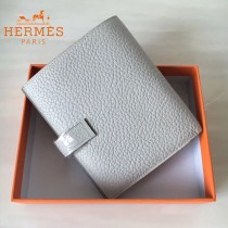 HERMES包包-07-04   愛馬仕H扣短夾錢包