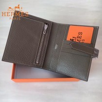 HERMES包包-07-010   愛馬仕H扣短夾錢包