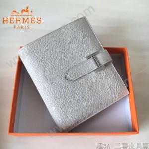 HERMES包包-07-04   愛馬仕H扣短夾錢包