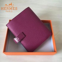 HERMES包包-07-06   愛馬仕H扣短夾錢包