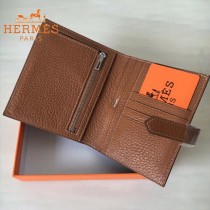 HERMES包包-07-02   愛馬仕H扣短夾錢包