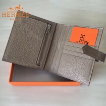 HERMES包包-07-08   愛馬仕H扣短夾錢包