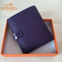 HERMES包包-07-03   愛馬仕H扣短夾錢包
