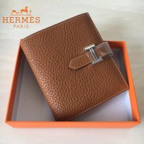 HERMES包包-07-02   愛馬仕H扣短夾錢包