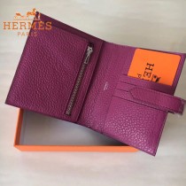 HERMES包包-07-06   愛馬仕H扣短夾錢包