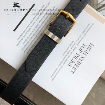 巴寶莉：原單雙面頭層牛皮平紋水晶帶身7-02