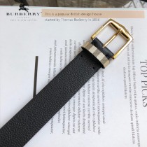 巴寶莉：原單雙面頭層牛皮平紋水晶帶身7-02