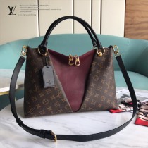 LV-M43951-01    路易威登新款原版皮SAC TOTE V MM手提肩背包