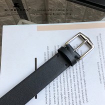 巴寶莉：原單雙面頭層牛皮平紋水晶帶身6-01