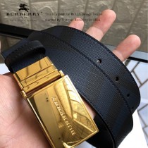 巴寶莉 藍色 原單面料，內襯頭層小牛皮底1-01