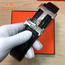 hermes愛瑪仕 原單頭層牛皮鱷魚紋面1-01