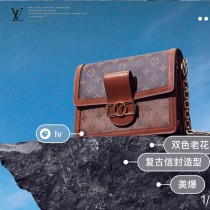 LV-M44391-01   路易威登新款原版皮DAUPHINE手袋