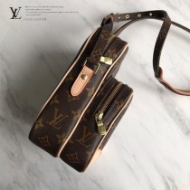 LV-M45236   路易威登新款原版皮男女通款記者包  相機包