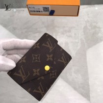 M41938-02  原版皮經典款豆豆 短款錢夾