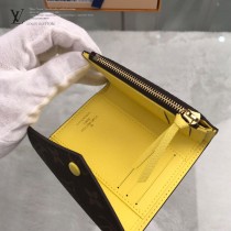 M41938-02  原版皮經典款豆豆 短款錢夾