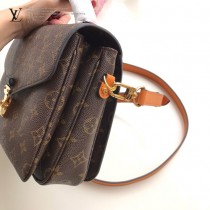 M43984 原版皮 老花 POCHETTE METIS 手袋 手工編織手腕 郵差包