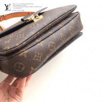 M43984 原版皮 老花 POCHETTE METIS 手袋 手工編織手腕 郵差包