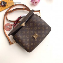 M43984 原版皮 老花 POCHETTE METIS 手袋 手工編織手腕 郵差包