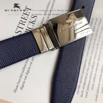 BURBERRY皮帶-1-02  巴寶莉原單牛皮平紋皮帶