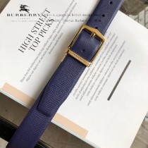 BURBERRY皮帶-2-02  巴寶莉原單牛皮粗十字紋皮帶