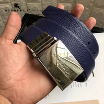 BURBERRY皮帶-1-02  巴寶莉原單牛皮平紋皮帶