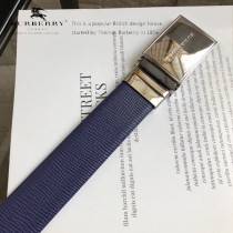 BURBERRY皮帶-1-02  巴寶莉原單牛皮平紋皮帶