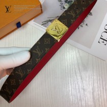 LV皮帶-3-02  路易威登原單優雅風格皮帶