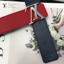 LV皮帶-2-04  路易威登原單雙面腰帶4D搭扣皮帶