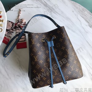 LV-M44020-01  路易威登原版皮牛仔藍手袋