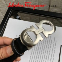 Ferragamo皮帶-1-02  菲拉格慕原單牛皮壓花紋皮帶