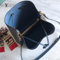 LV-M44020-01  路易威登原版皮牛仔藍手袋