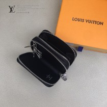 LV-M58106-01   路易威登原版皮多功能雙拉鑰匙包