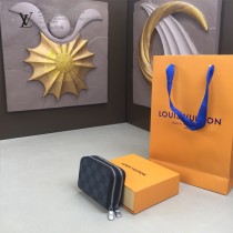 LV-M58106-02   路易威登原版皮多功能雙拉鑰匙包